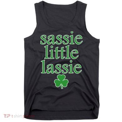 St Patrick's Day Sassie Little Lassie  Tank Top