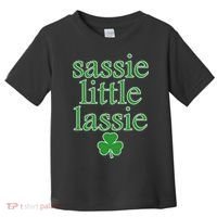 St Patrick's Day Sassie Little Lassie  Toddler T-Shirt thumb 0