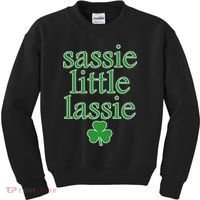St Patrick's Day Sassie Little Lassie  Kids Sweatshirt thumb 0