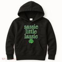 St Patrick's Day Sassie Little Lassie  Kids Hoodie thumb 0
