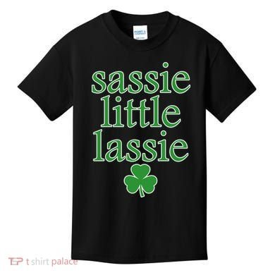 St Patrick's Day Sassie Little Lassie  Kids T-Shirt