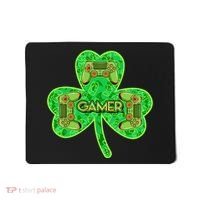 St Patrick's Day Shamrock Gamer Mousepad thumb 0