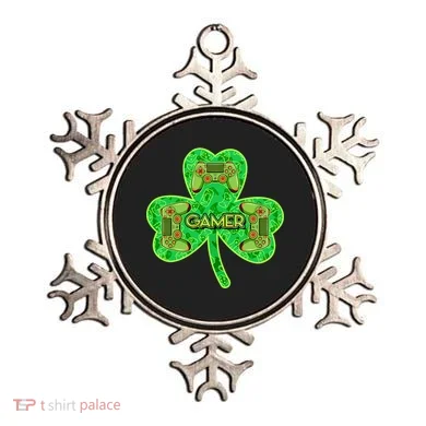 St Patrick's Day Shamrock Gamer Ornament