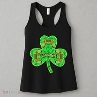 St Patrick's Day Shamrock Gamer Women's Tank Top thumb 3