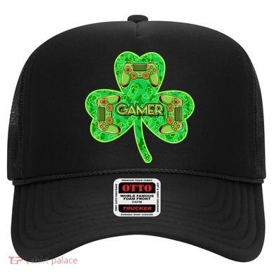 St Patrick's Day Shamrock Gamer Hat