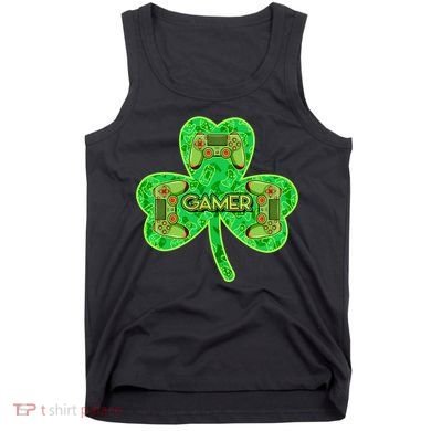 St Patrick's Day Shamrock Gamer Tank Top