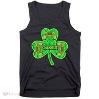 St Patrick's Day Shamrock Gamer Tank Top thumb 0