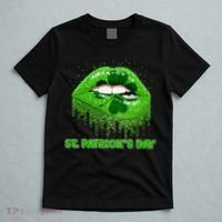 St Patrick's Day Shamrock Irish Lips T-Shirt thumb 5