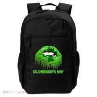 St Patrick's Day Shamrock Irish Lips Backpack thumb 0