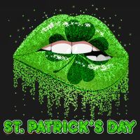 St Patrick's Day Shamrock Irish Lips Backpack thumb 2