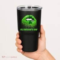 St Patrick's Day Shamrock Irish Lips Tumbler thumb 2