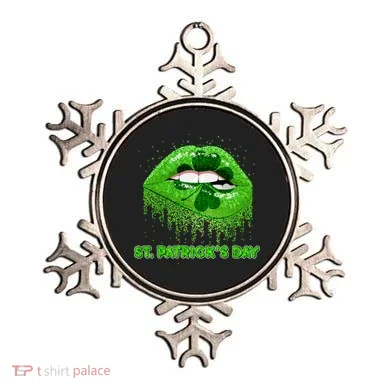 St Patrick's Day Shamrock Irish Lips Ornament