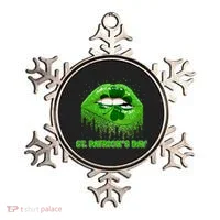 St Patrick's Day Shamrock Irish Lips Ornament thumb 0