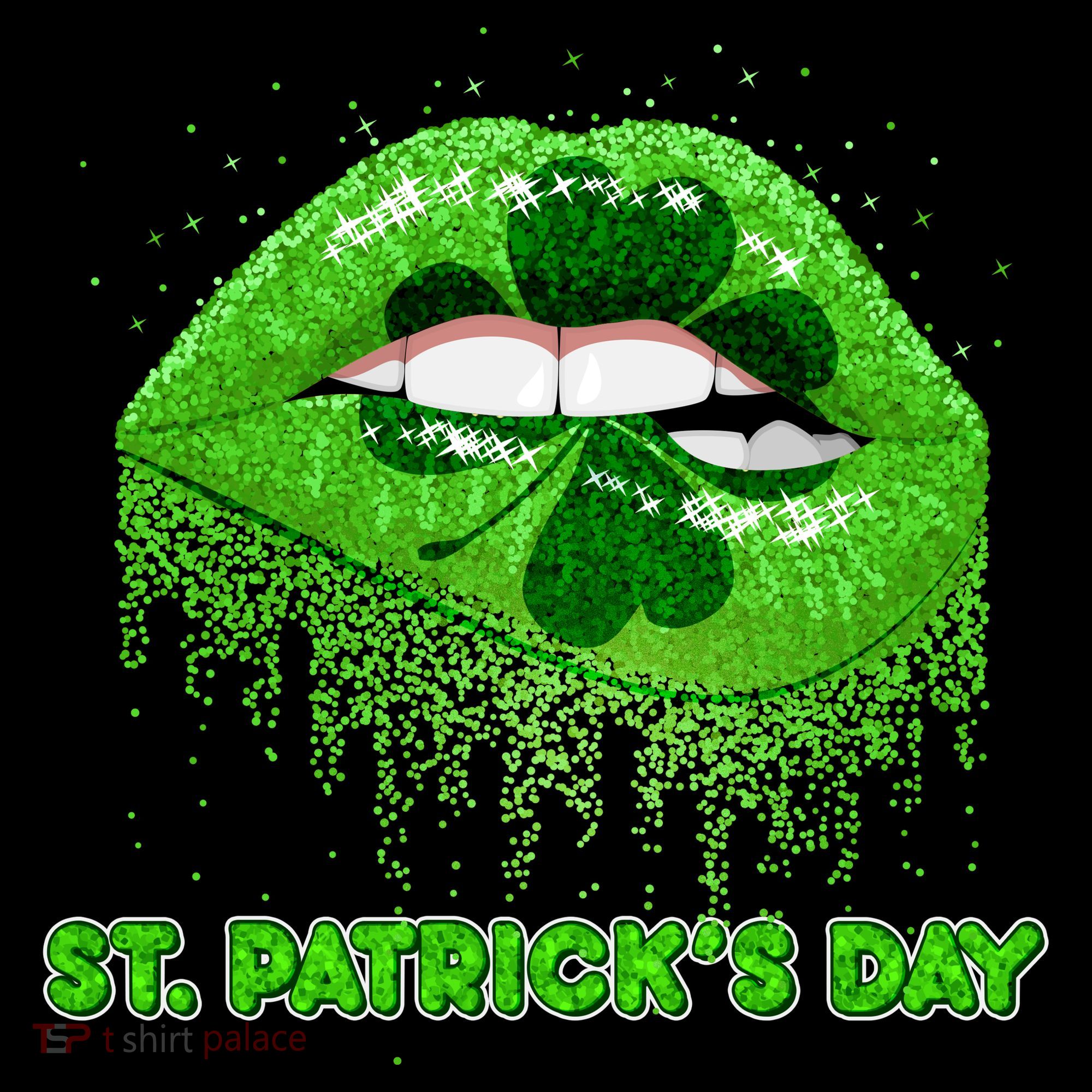 St Patrick's Day Shamrock Irish Lips Toddler Hoodie