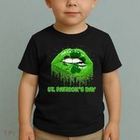 St Patrick's Day Shamrock Irish Lips Toddler T-Shirt thumb 2