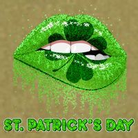 St Patrick's Day Shamrock Irish Lips Garment-Dyed Women's Muscle Tee thumb 6
