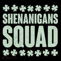 St Patrick's Day Shenanigans Squad Shamrocks Clover Women's Hoodie thumb 2
