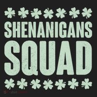 St Patrick's Day Shenanigans Squad Shamrocks Clover Tumbler thumb 3