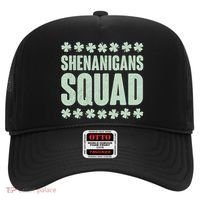 St Patrick's Day Shenanigans Squad Shamrocks Clover Hat thumb 0