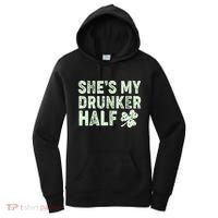 St Patrick's Day She's My Drunker Half Matching Couple's Women's Hoodie thumb 0