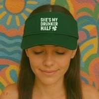 St Patrick's Day She's My Drunker Half Matching Couple's Visor thumb 2