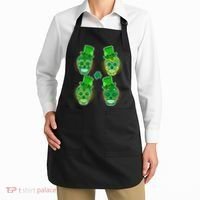 St Patrick's Day Sugar Skulls Apron thumb 2