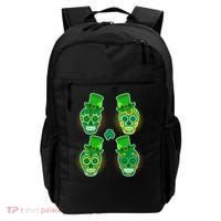 St Patrick's Day Sugar Skulls Backpack thumb 0