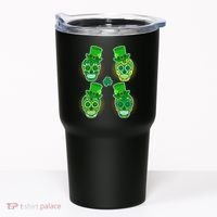 St Patrick's Day Sugar Skulls Tumbler thumb 0