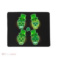 St Patrick's Day Sugar Skulls Mousepad thumb 0