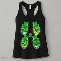 St Patrick's Day Sugar Skulls Women's Tank Top thumb 3