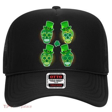 St Patrick's Day Sugar Skulls Hat