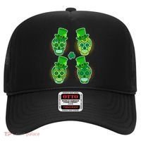 St Patrick's Day Sugar Skulls Hat thumb 0
