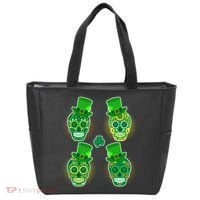 St Patrick's Day Sugar Skulls Tote Bag thumb 0