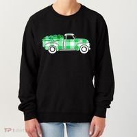 St Patrick's Day Truck Full of Clovers Women's Sweatshirt thumb 0