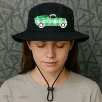 St Patrick's Day Truck Full of Clovers Bucket Hat thumb 3