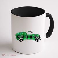 St Patrick's Day Truck Full of Clovers Coffee Mug thumb 1
