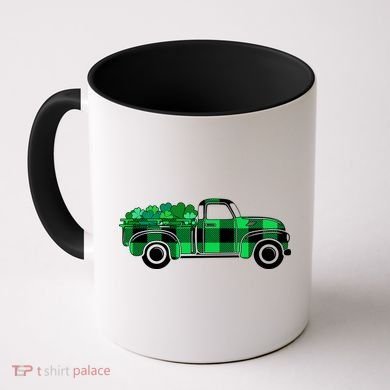 St Patrick's Day Truck Full of Clovers Coffee Mug