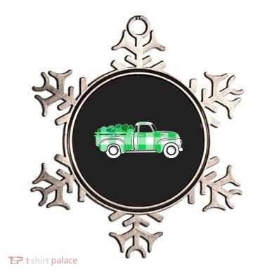 St Patrick's Day Truck Full of Clovers Ornament