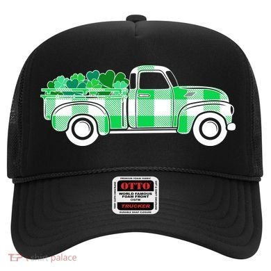 St Patrick's Day Truck Full of Clovers Hat