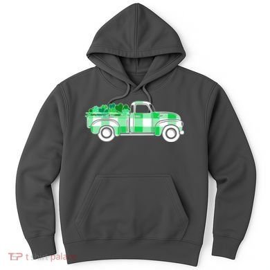 St Patrick's Day Truck Full of Clovers Hoodie