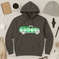 St Patrick's Day Truck Full of Clovers Hoodie thumb 3