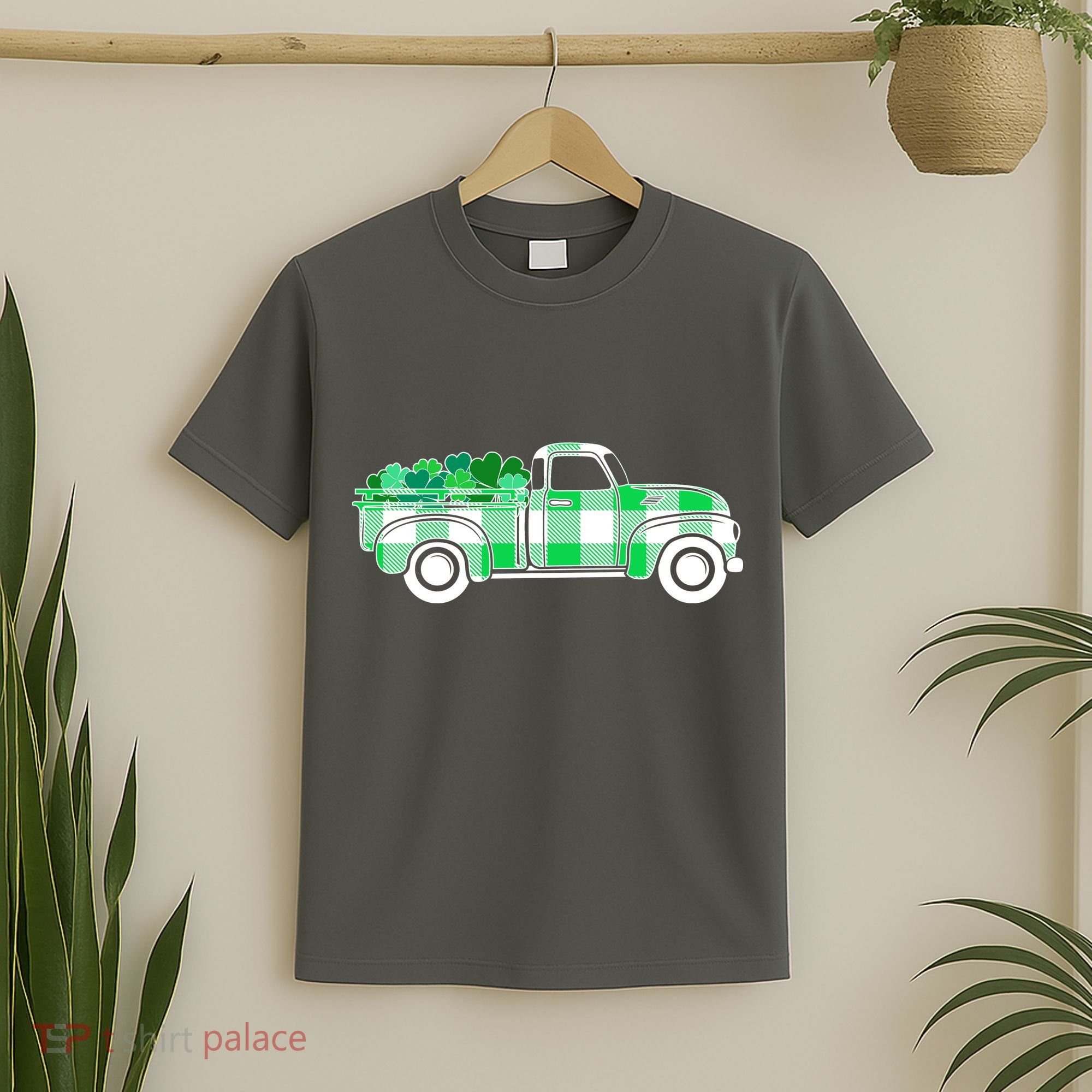 St Patrick's Day Truck Full of Clovers T-Shirt