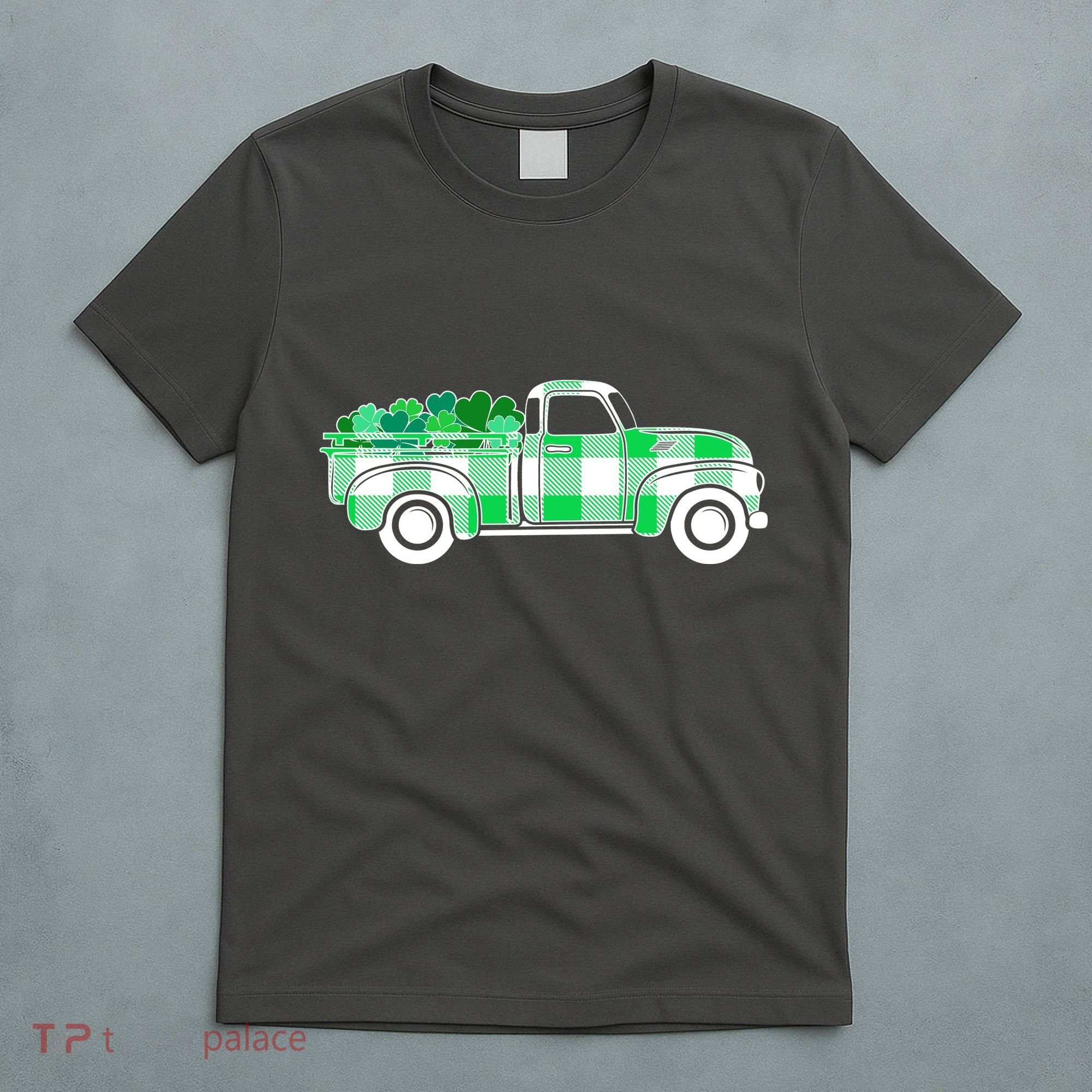 St Patrick's Day Truck Full of Clovers T-Shirt