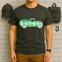 St Patrick's Day Truck Full of Clovers T-Shirt thumb 6