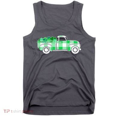 St Patrick's Day Truck Full of Clovers Tank Top