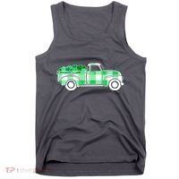 St Patrick's Day Truck Full of Clovers Tank Top thumb 0