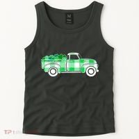 St Patrick's Day Truck Full of Clovers Tank Top thumb 2