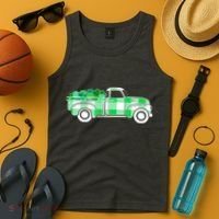St Patrick's Day Truck Full of Clovers Tank Top thumb 4