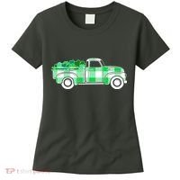 St Patrick's Day Truck Full of Clovers Women's T-Shirt thumb 0