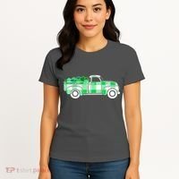 St Patrick's Day Truck Full of Clovers Women's T-Shirt thumb 4